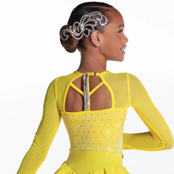 WEISSMAN Believe Me Dance Ice Skating Costume Size IC 8/10 & MC 11/12 - Picture 12 of 14